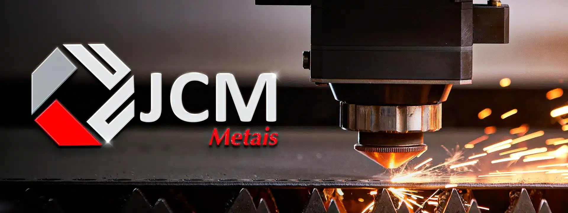 Banner institucional da JCM Metais